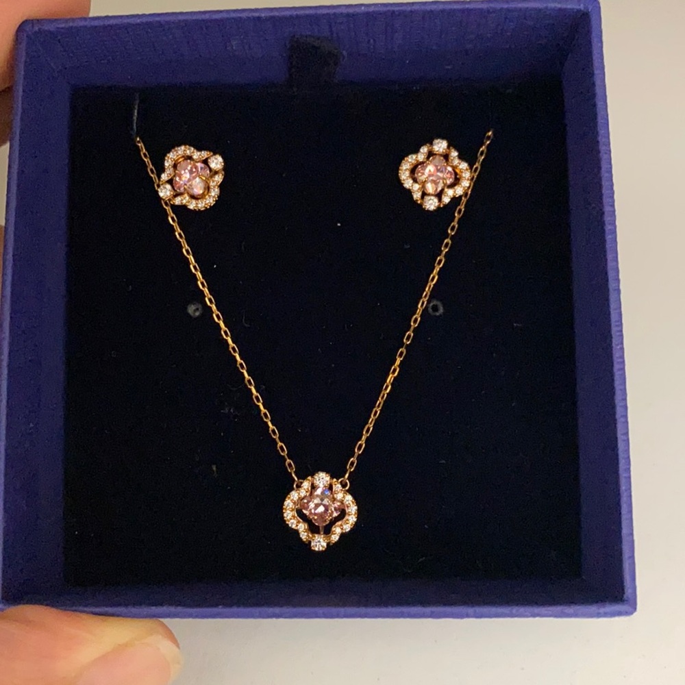 Brand new with box nice set with necklace and earings